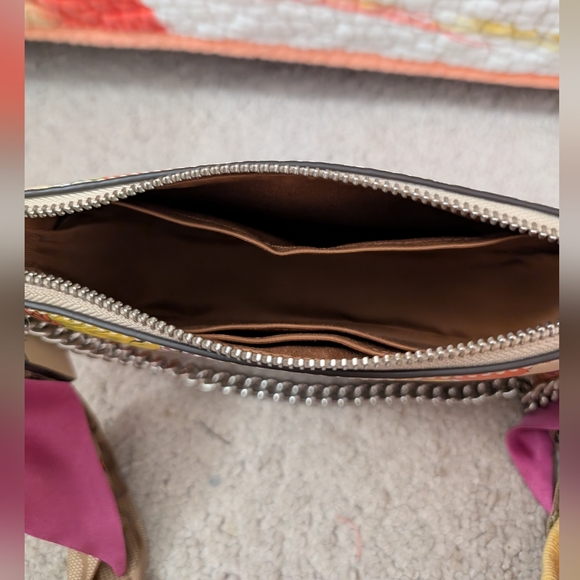 Coach Nolita 19 Floral Bag with Matching Scarf and Frog Prince Keychain - Picture 10 of 11